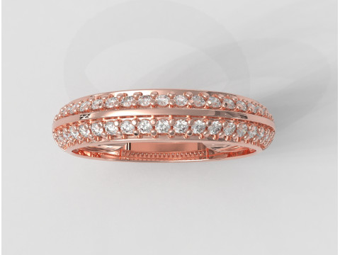 Diamond Half Band 3D-printmodel