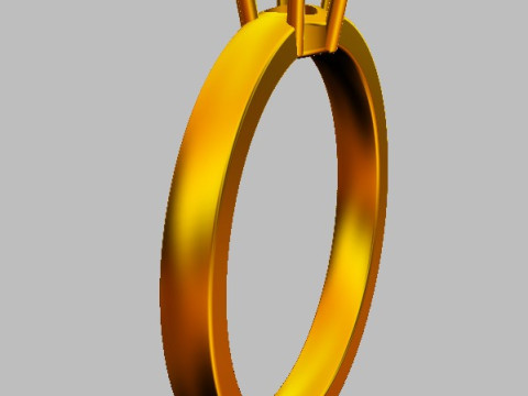Diamond Engagement Ring Modelo de impresión 3D