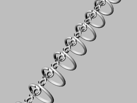 Gemstones Ring 3D 프린트 모델