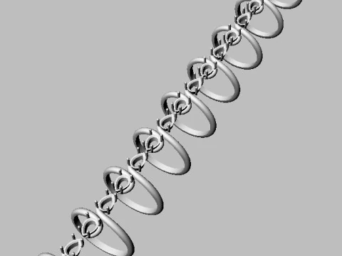Gemstones Ring 3D Print Model