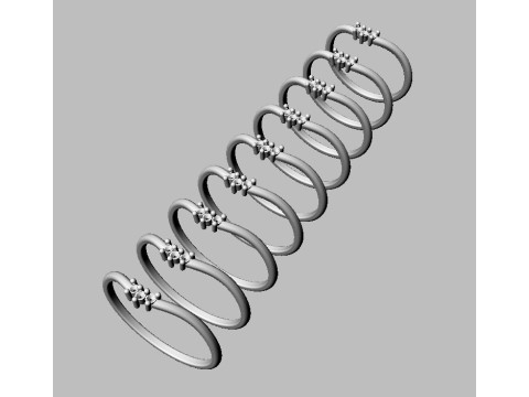 Diamond Ring Model do druku 3D