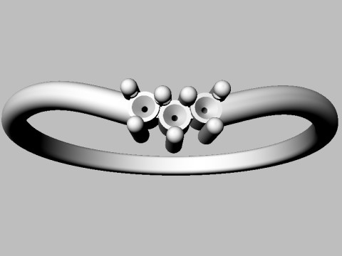 Diamond Ring Model do druku 3D