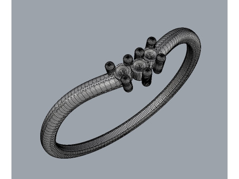Diamond Ring Model do druku 3D