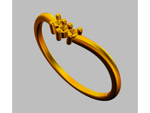 Diamond Ring Model do druku 3D