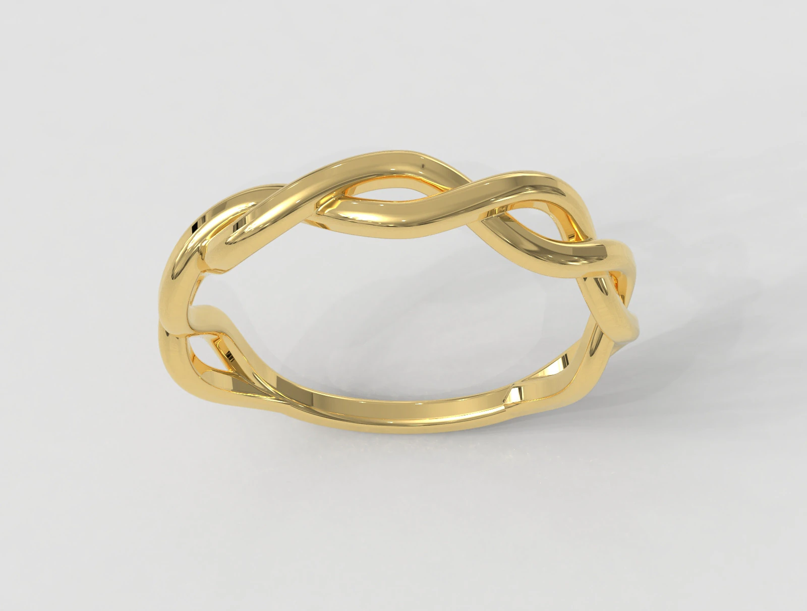 Braided Ring 3D Print Model .c4d .max .obj .3ds .fbx .stl .blend 
