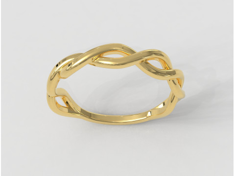 Braided Ring 3D 프린트 모델