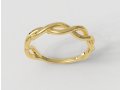 Braided Ring Model Cetak 3D