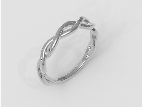 Braided Ring Modello di stampa 3D