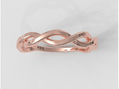 Braided Ring Modello di stampa 3D