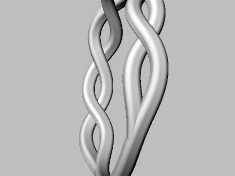 Braided Ring 3D Print Model
