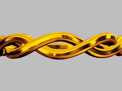 Braided Ring 3D Print Model