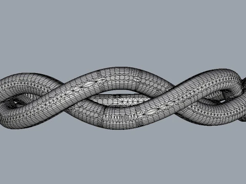 Braided Ring 3D Print Model