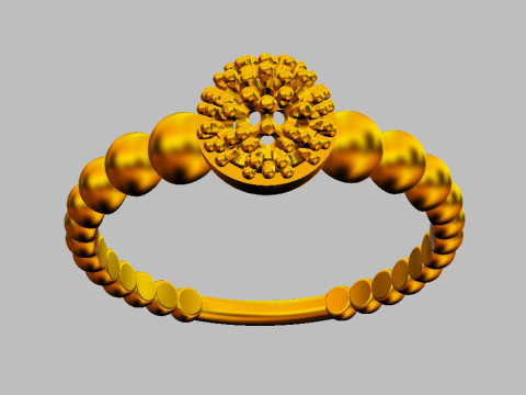 Diamond Sphere Ring Model do druku 3D