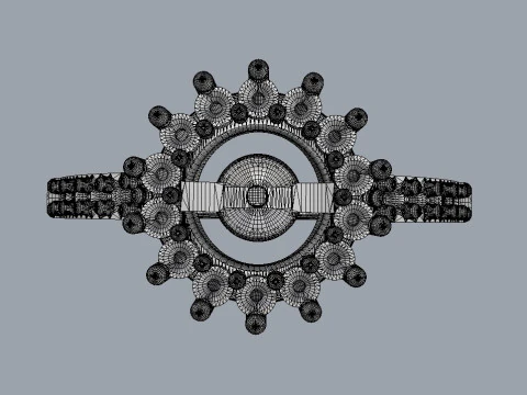6mm Pearl Ring 3D Print Model