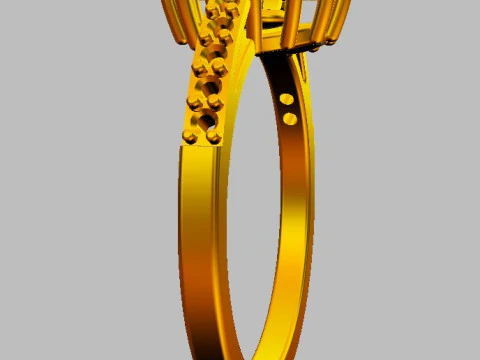 6mm Pearl Ring 3D Print Model
