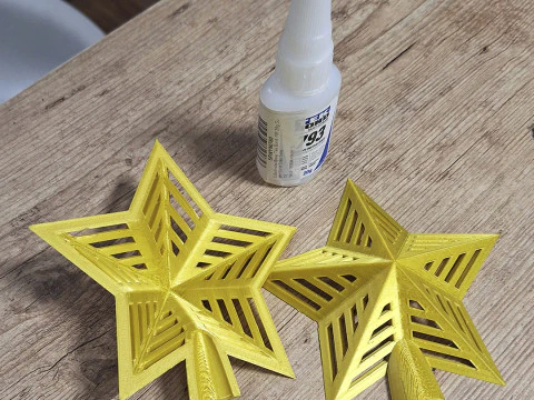Christmas Star - Tree Topper 3D Print Model