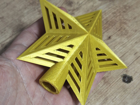 Christmas Star - Tree Topper 3D-printmodel