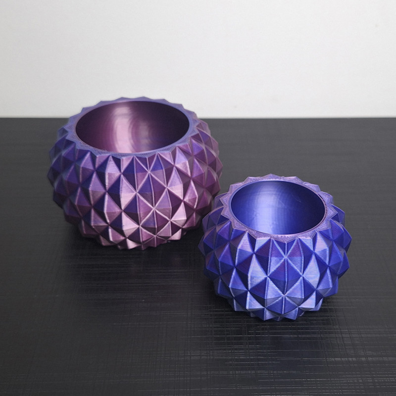 2 Pinaple Vases - No Support 3D 프린트 모델 .c4d .max .obj .3ds .fbx .stl .blend 