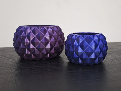 2 Pinaple Vases - No Support 3D Print Model