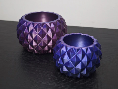 2 Pinaple Vases - No Support 3D Print Model