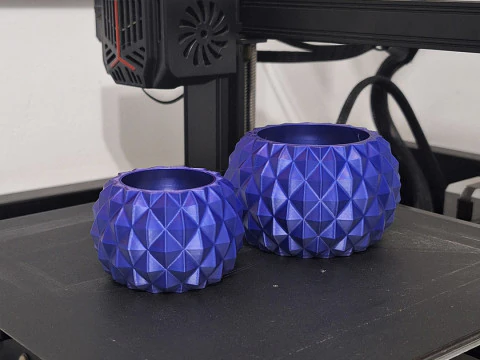 2 Pinaple Vases - No Support 3D Print Model
