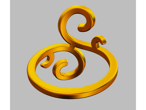 Arabesque Ring Modello di stampa 3D