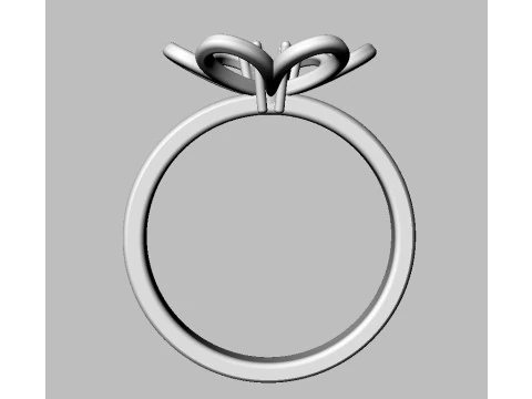 Flower Ring 3D Print Model