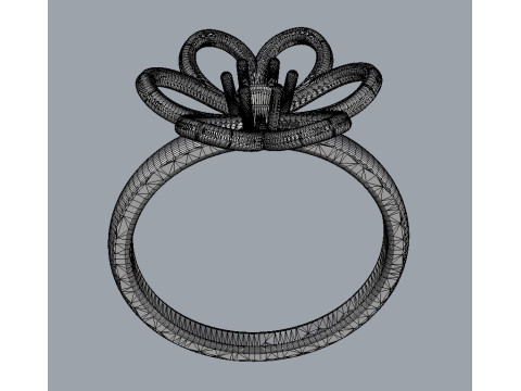Flower Ring 3D-printmodel