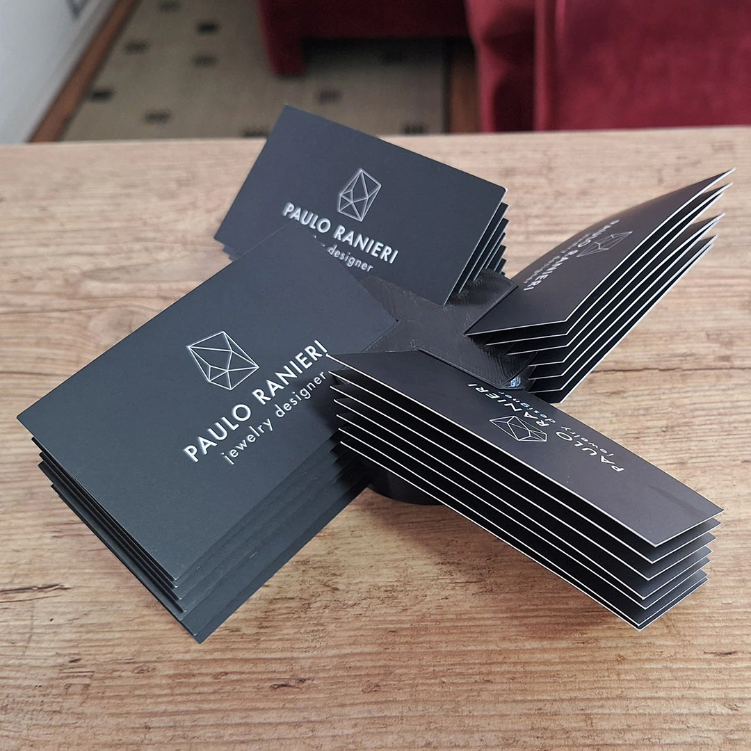 Business Card Holder 3D Print Model .c4d .max .obj .3ds .fbx .stl .blend