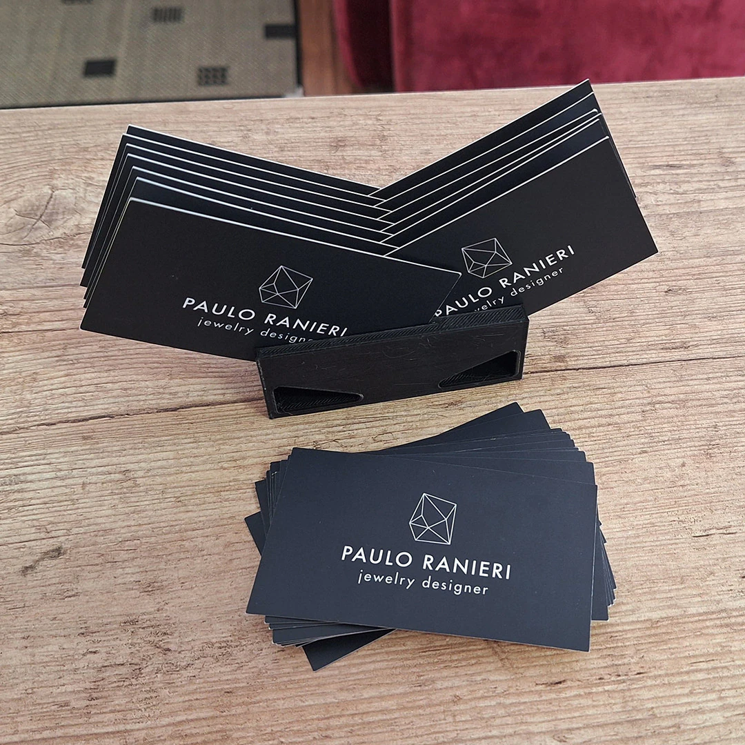 Business Card Holder 3D Print Model .c4d .max .obj .3ds .fbx .stl .blend 