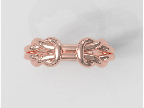 Knot Ring 3D Print Model