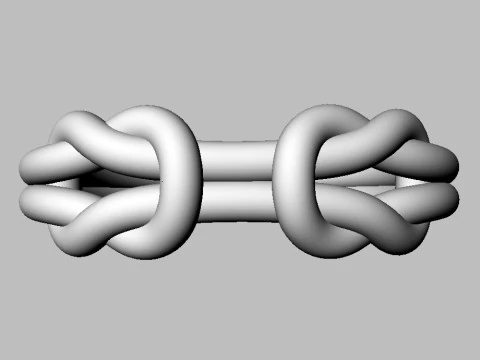 Knot Ring 3D Print Model