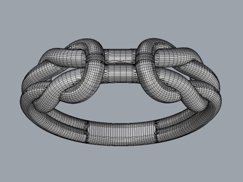 Knot Ring 3D प्रिंट मॉडल