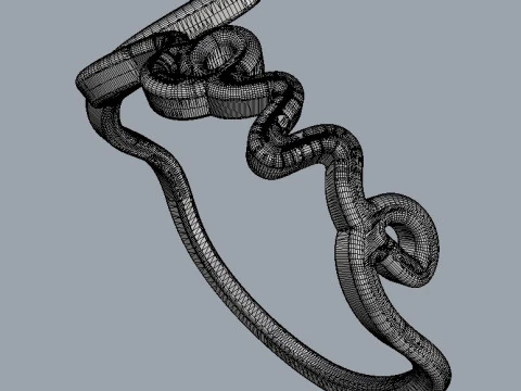 Love Word Ring 3D Print Model