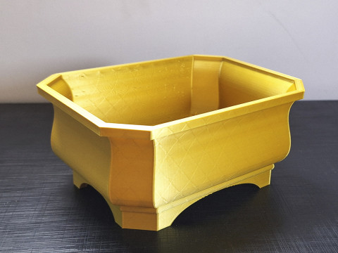 Bonsai Vase - No Support 3D Print Model