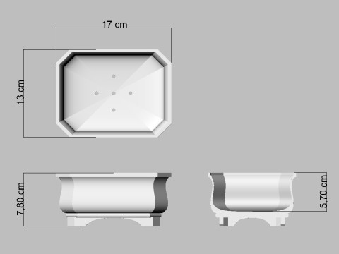 Bonsai Vase - No Support 3D प्रिंट मॉडल