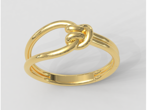 Knot Ring 3D Принт Модель