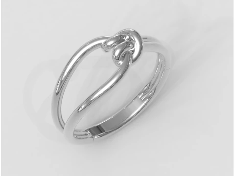 Knot Ring 3D Print Model
