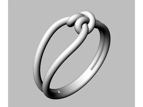 Knot Ring 3D Print Model