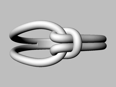 Knot Ring 3D Print Model