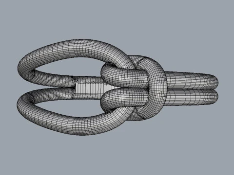 Knot Ring 3D Print Model