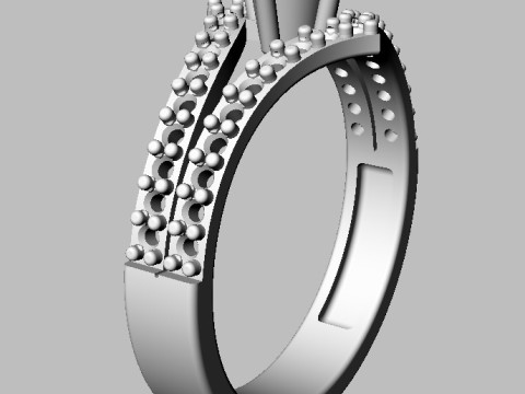 Engagement - Gesmtone Ring 3D Print Model