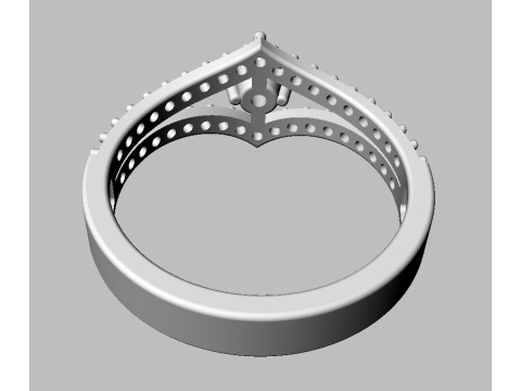 Engagement - Gesmtone Ring 3D Print Model