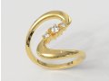 Gemstone Modern Ring Model Cetak 3D