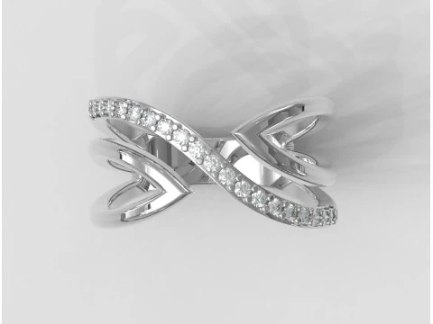 Diamond Ring 3D Print Model