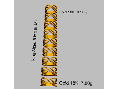 Diamond Ring 3D Print Model