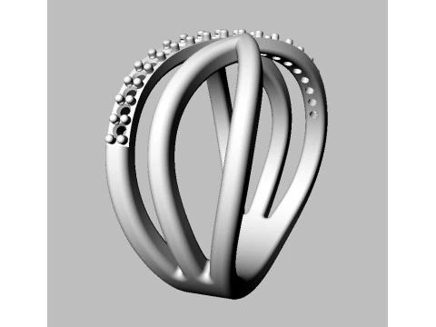 Diamond Ring 3D Print Model
