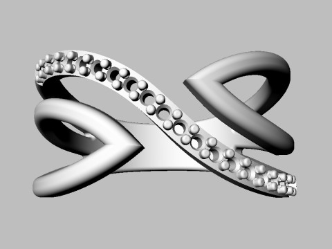 Diamond Ring 3Dプリントモデル