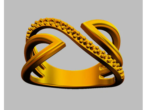 Diamond Ring 3D Print Model