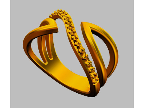 Diamond Ring 3Dプリントモデル